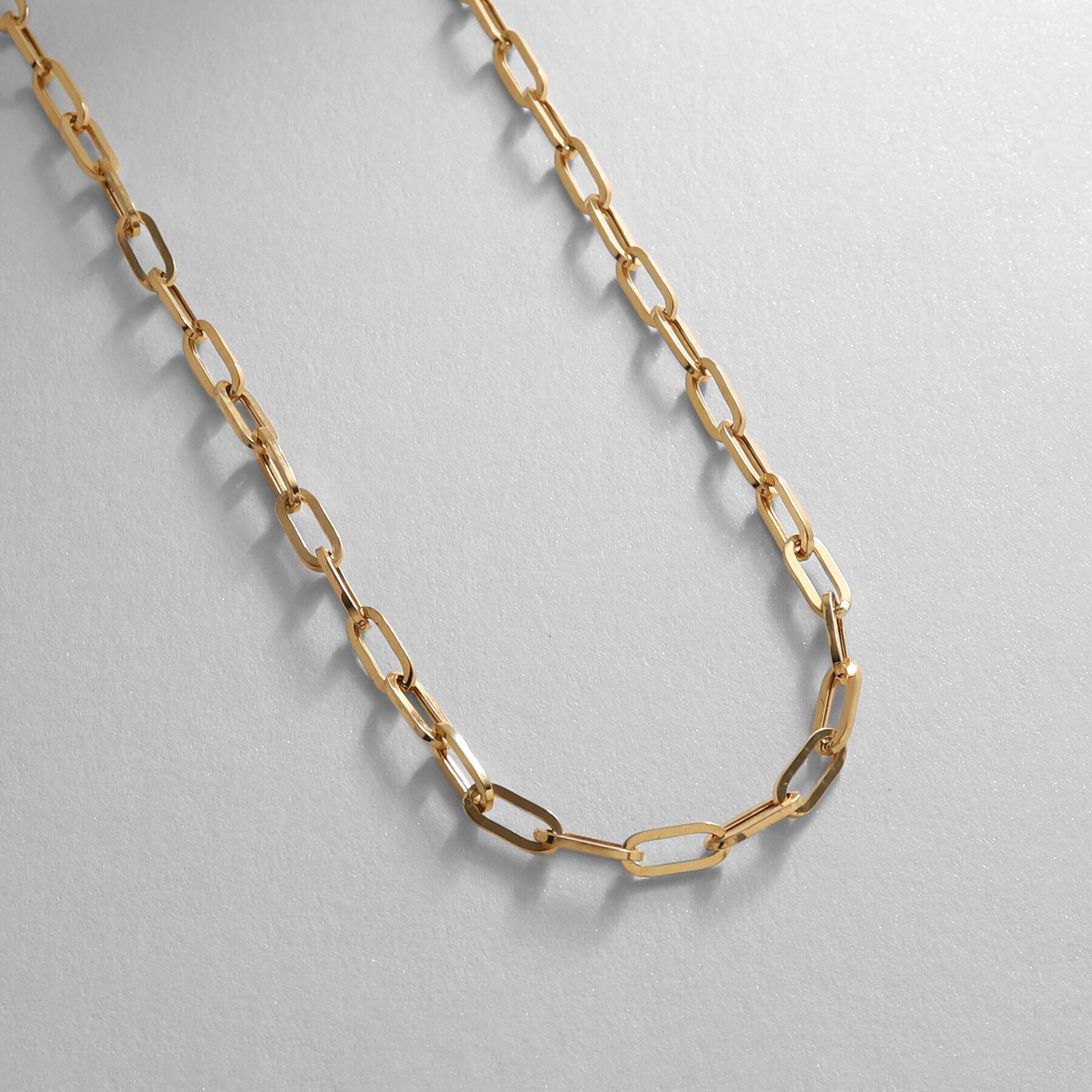 COCOSHNIK「K18中空プリムケーブル ネックレス（LL）」|ネックレス|