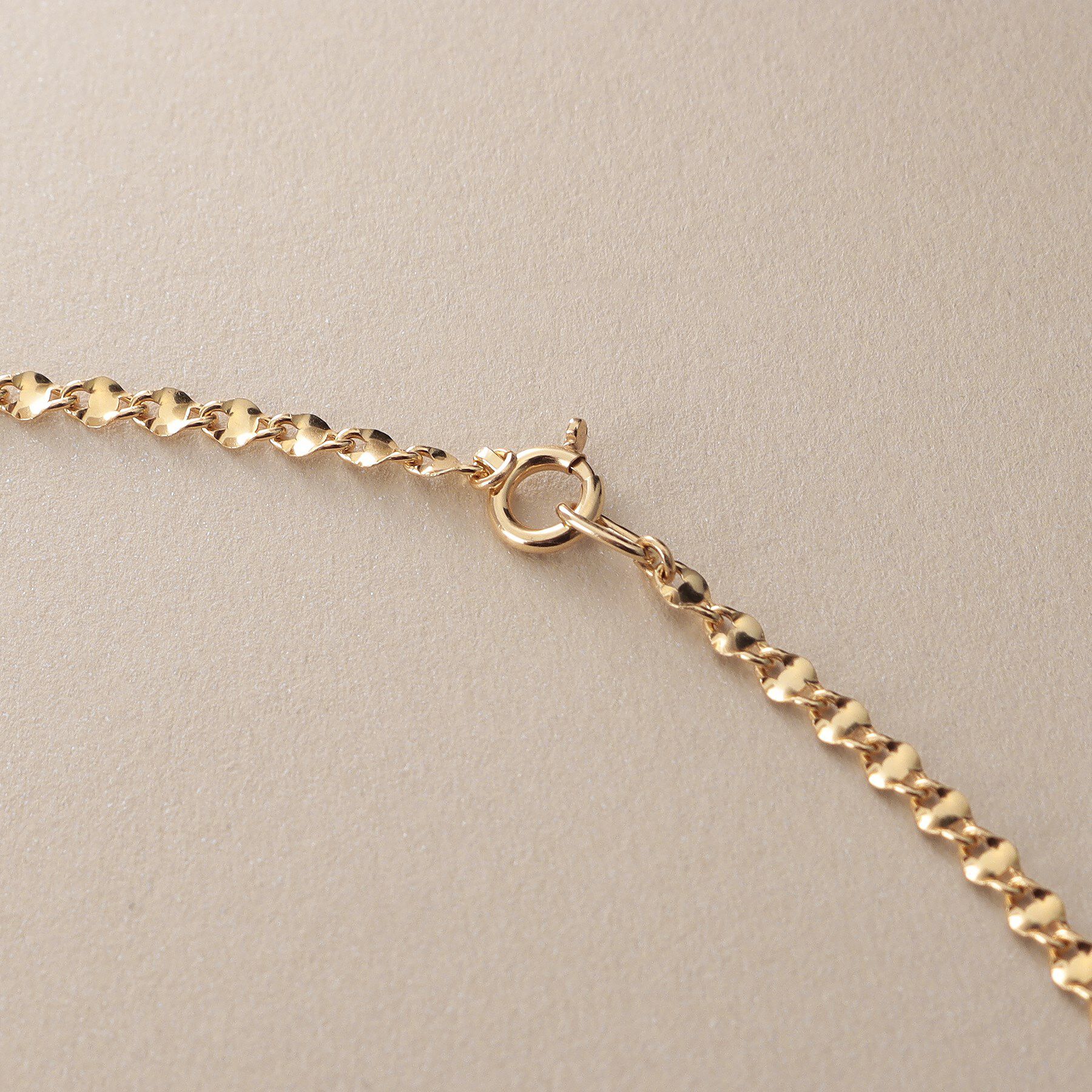 COCOSHNIK「K18ツイストエクレア ネックレス太」|ネックレス|