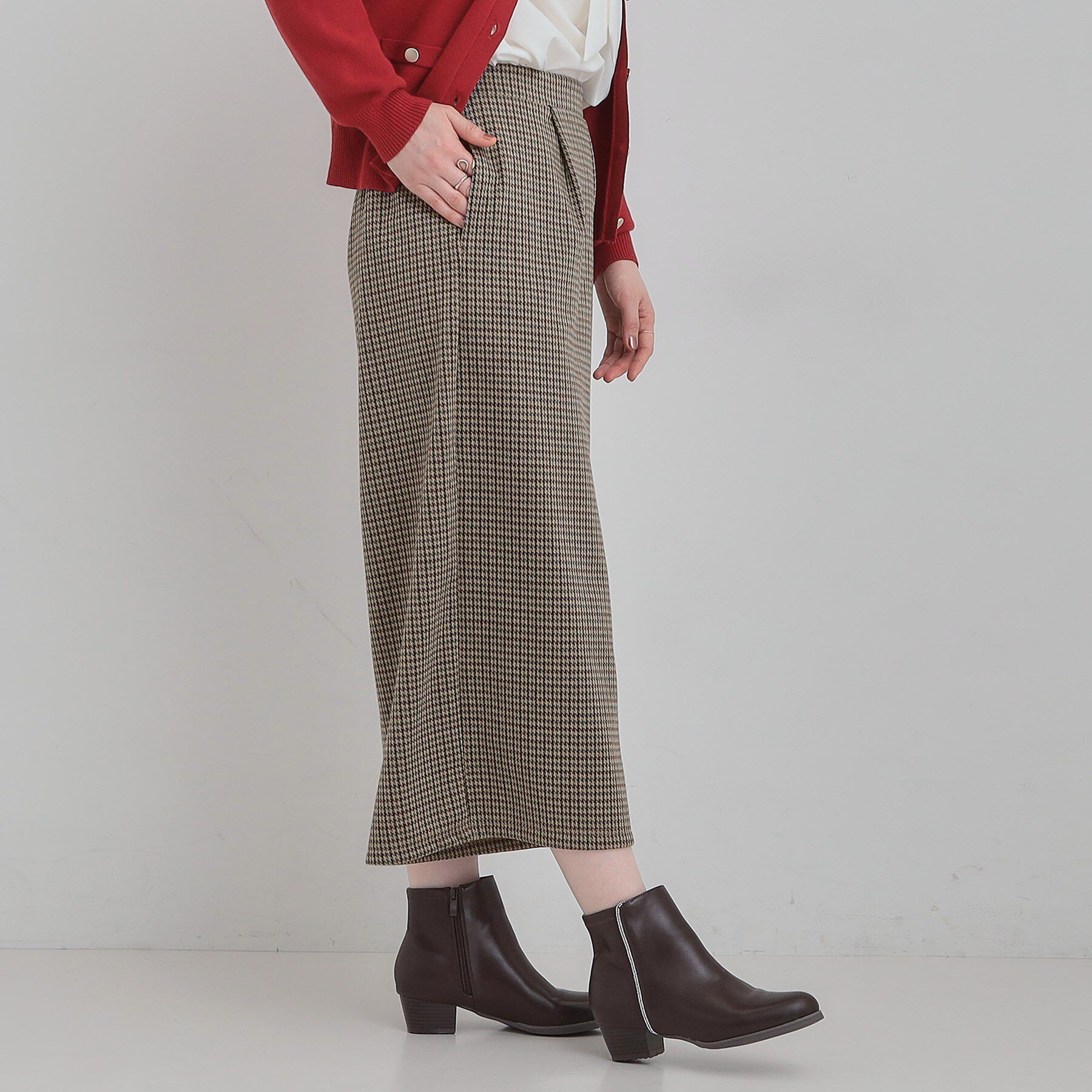 SHOO･LA･RUE「【洗濯機可/S-LL/あったか】体型カバーにも 裏起毛ガウチョパンツ」|その他|