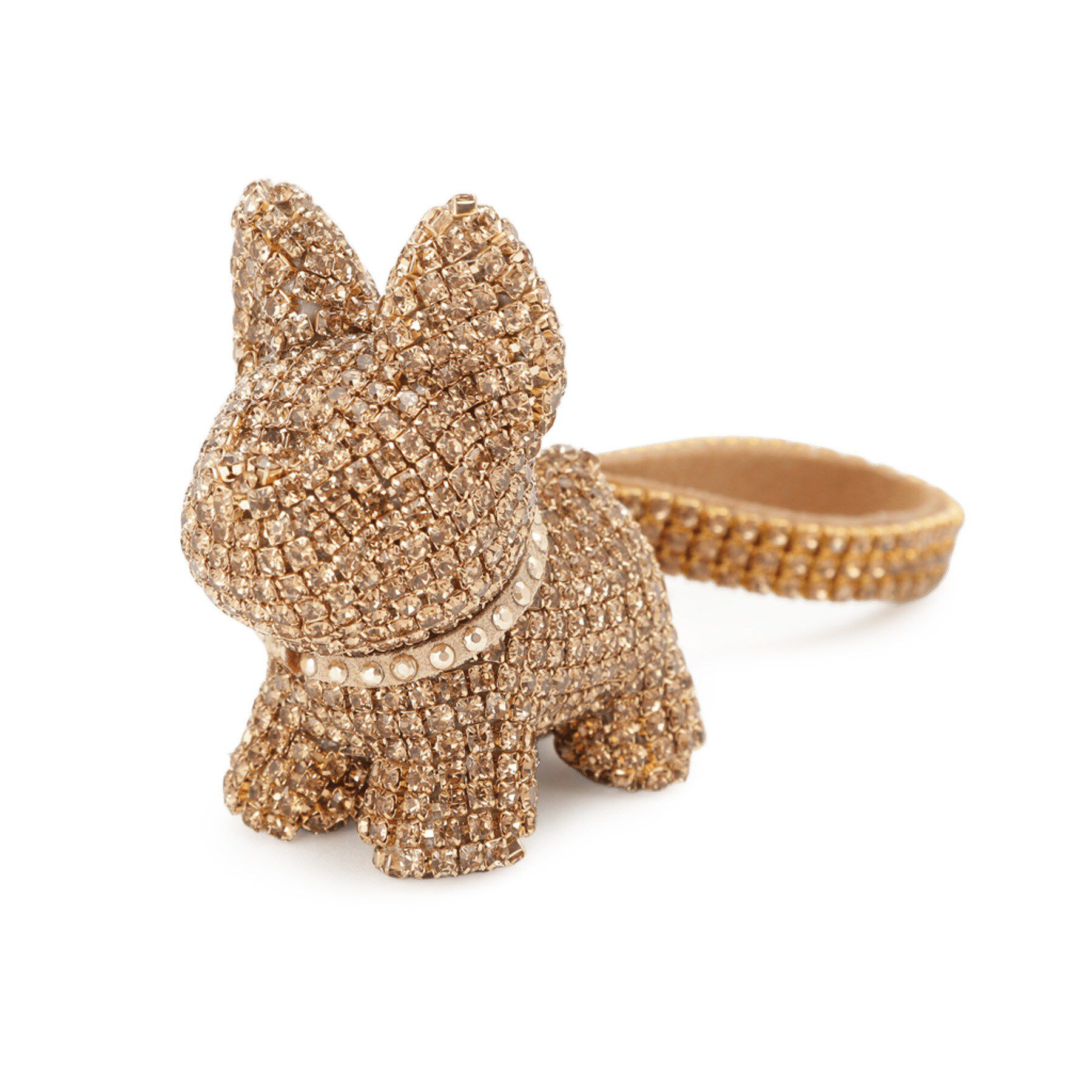 SHOO･LA･RUE「キラキラ犬チャーム」|キーケース|