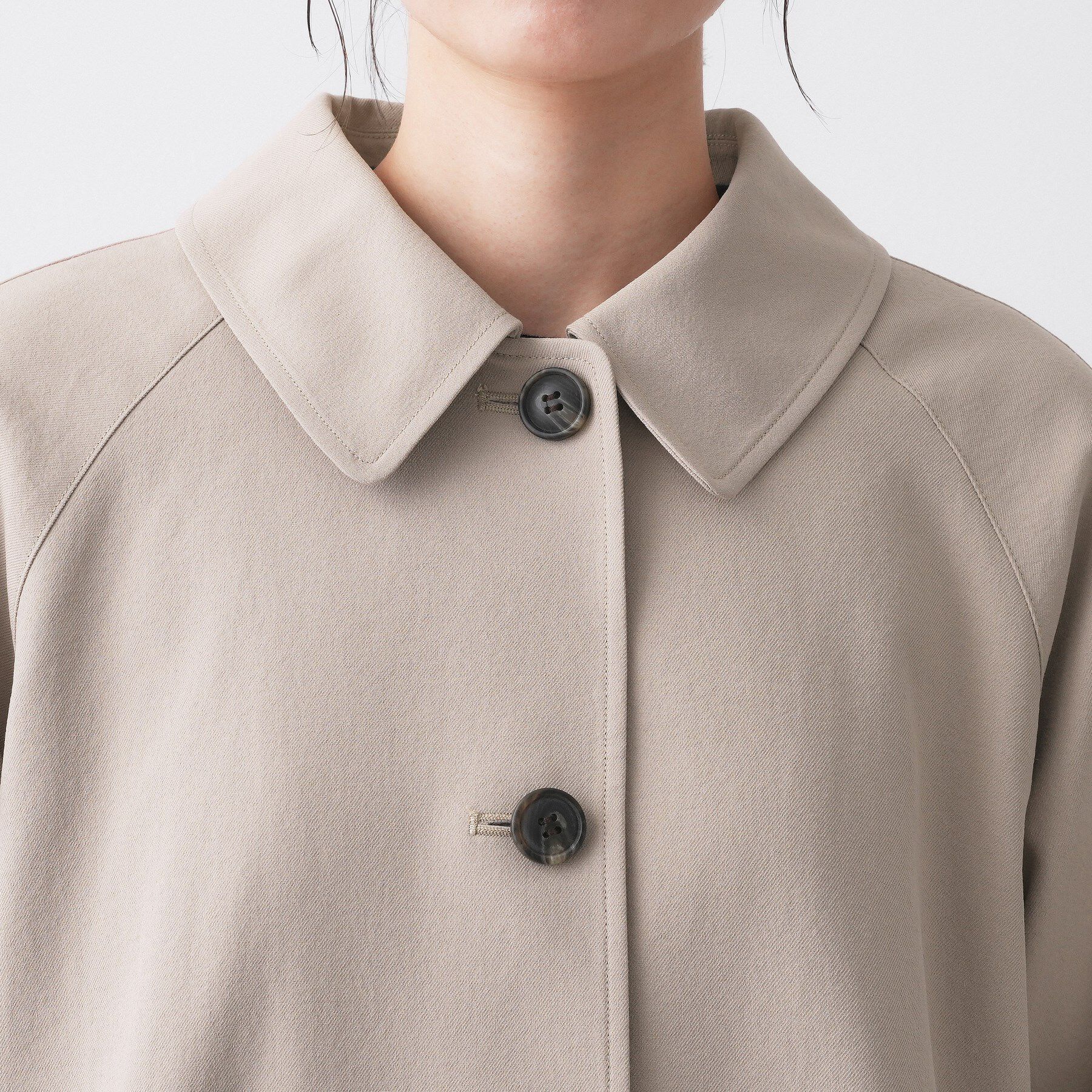 Dessin「【花粉ガード/撥水加工/洗える】ステンカラースプリングコート」|ステンカラーコート|