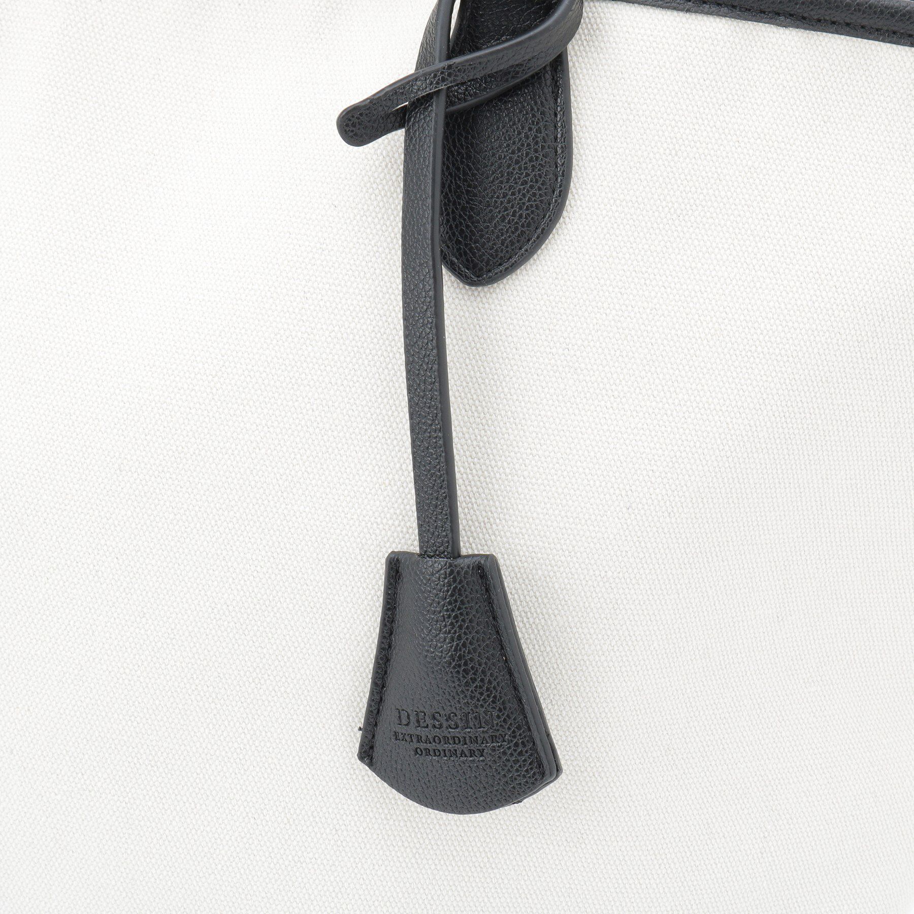 Dessin「【A4収納可】キャンバス&times;レザー調トート」|トートバッグ|