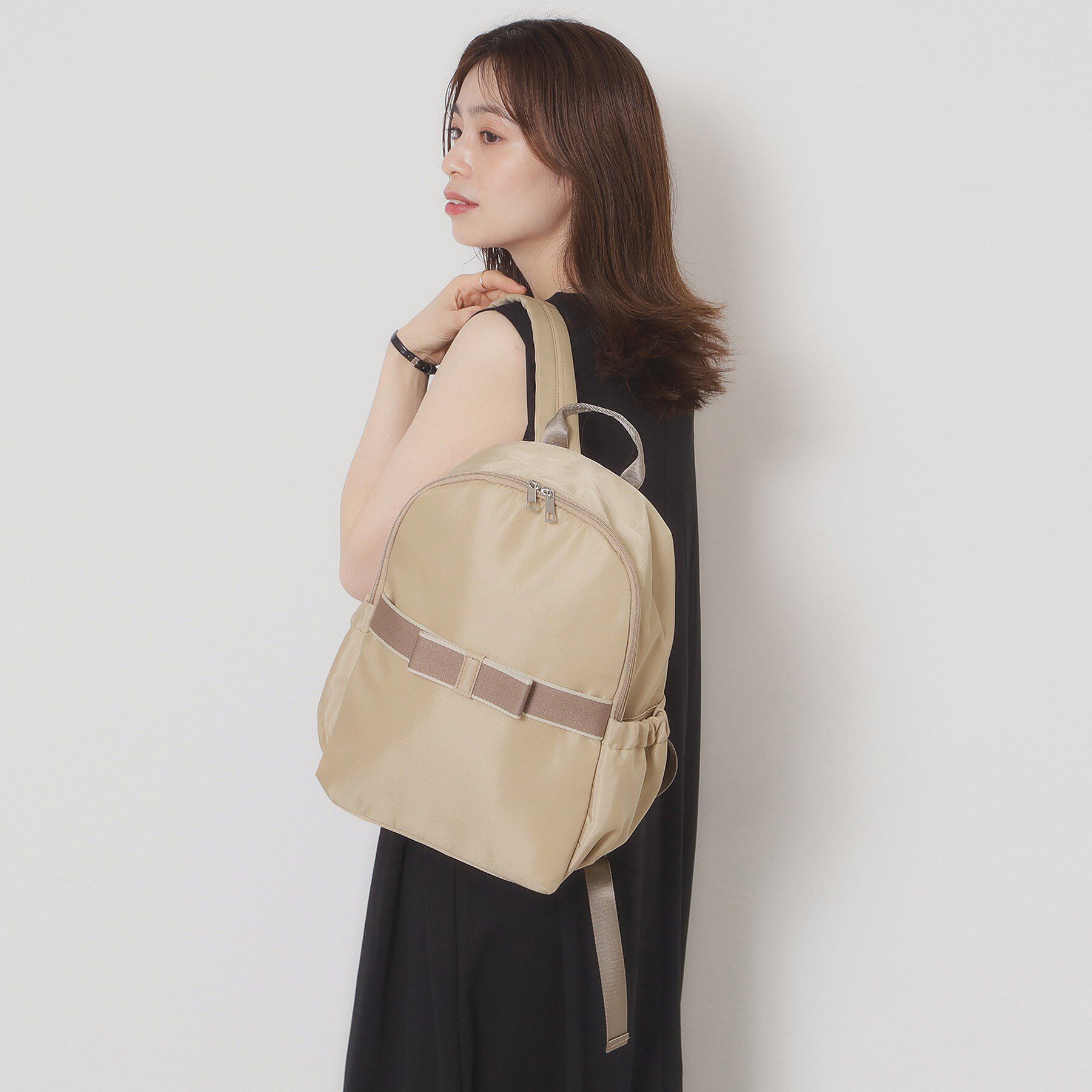 ITS&rsquo;DEMO「【A4対応／6ポケット】リボンモチーフリュック」|リュック|