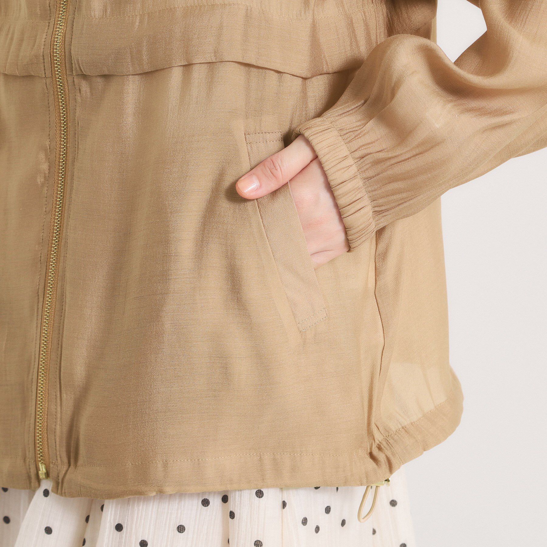 ITS&rsquo;DEMO「【手洗い可】シアーブルゾン」|ブルゾン・スタジャン|