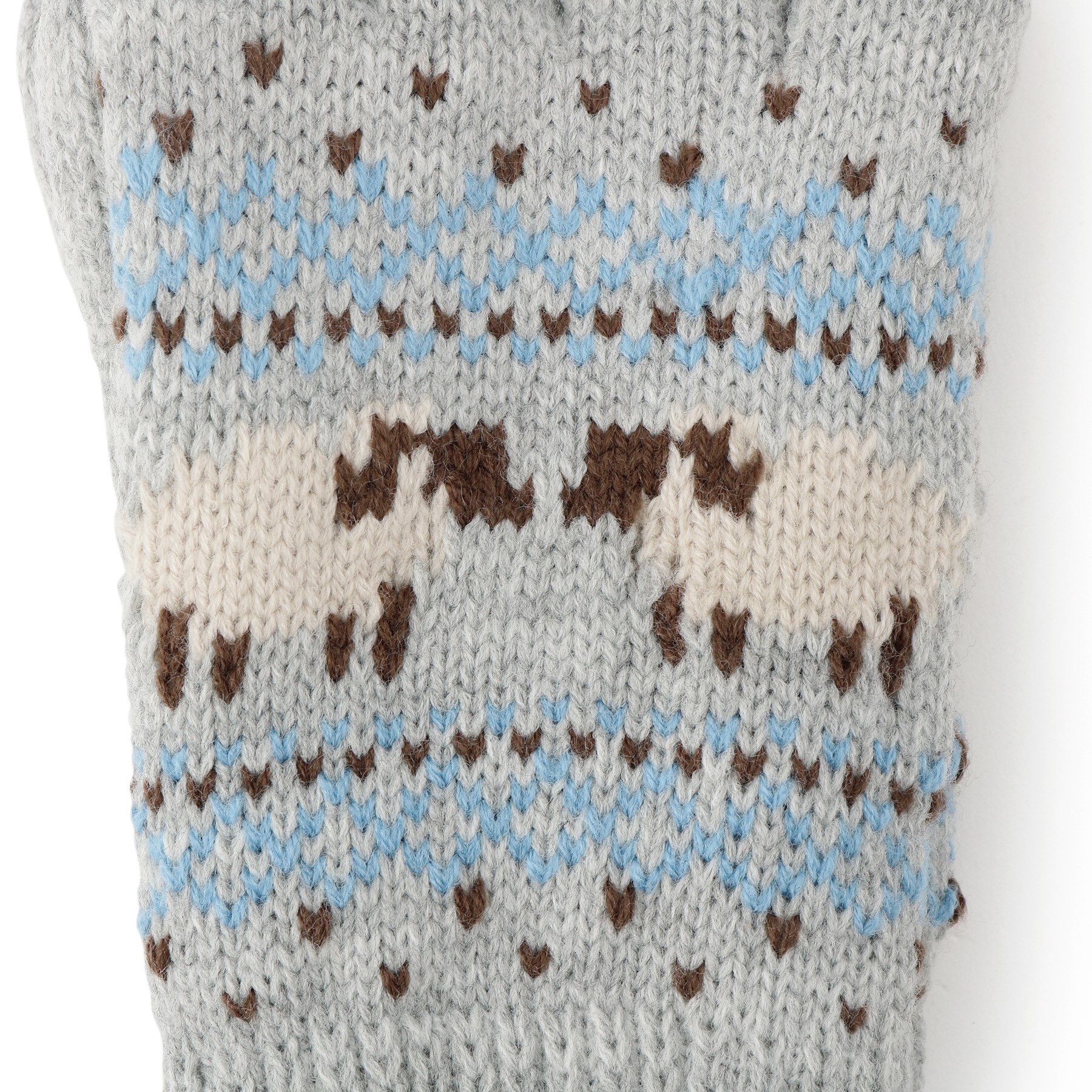 ITS&rsquo;DEMO「【手洗い可】アニマルニット手袋」|手袋|