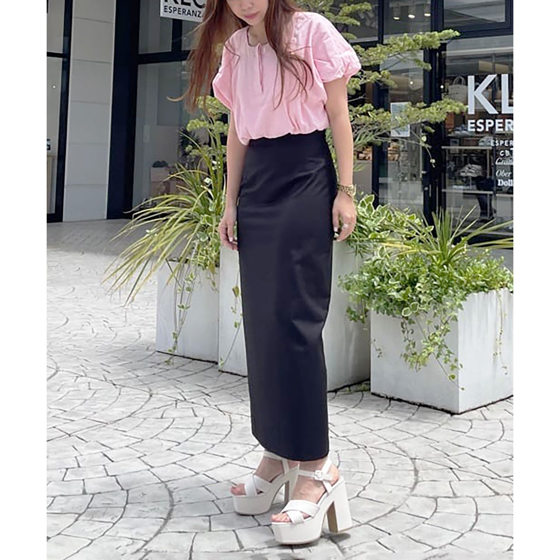 ESPERANZA「◆【ラク盛り／サンダル】リピーター続出／脚長美脚　ラク盛り厚底サンダル　24年Ver」|サンダル|