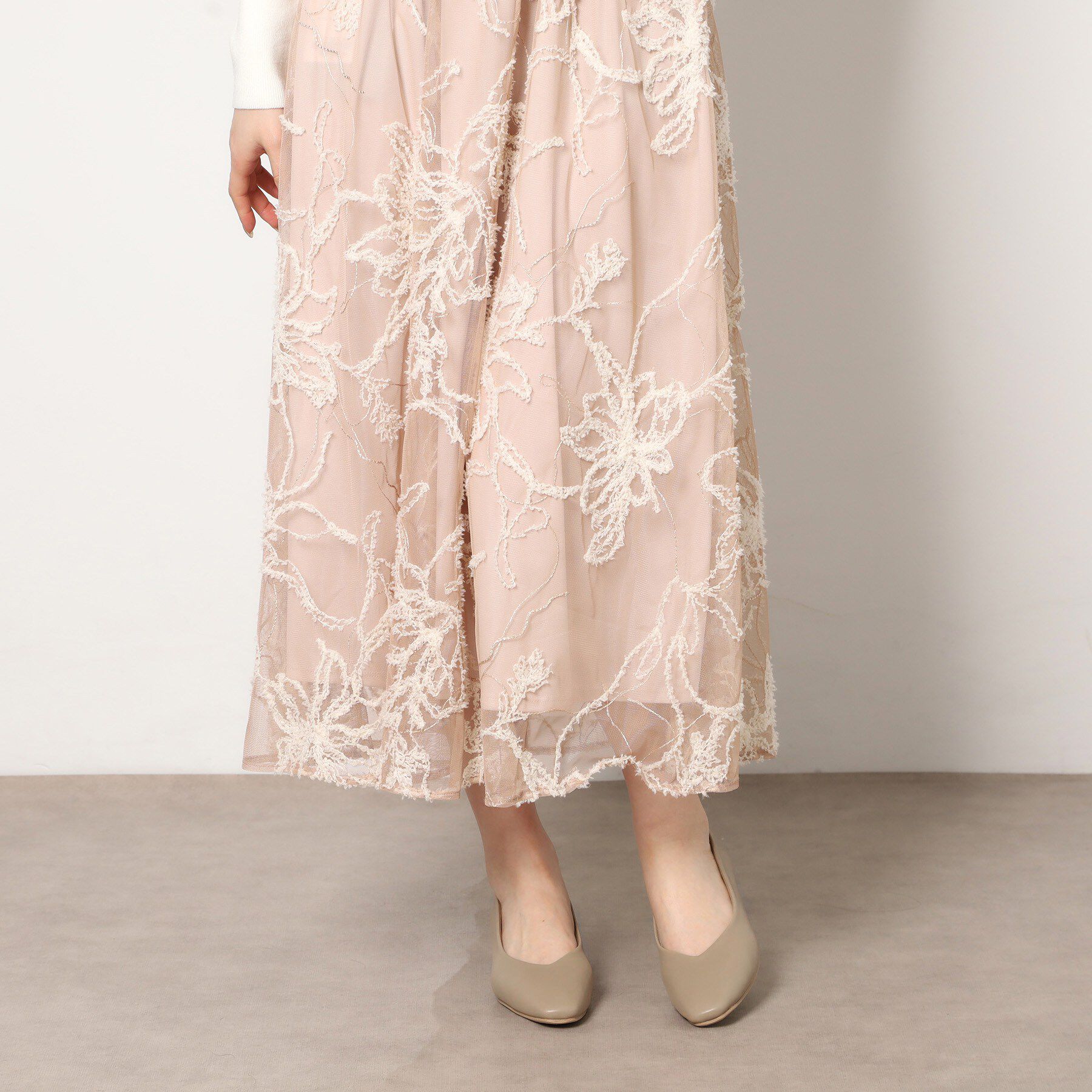 ESPERANZA「クッションスクエアヒール」|パンプス|