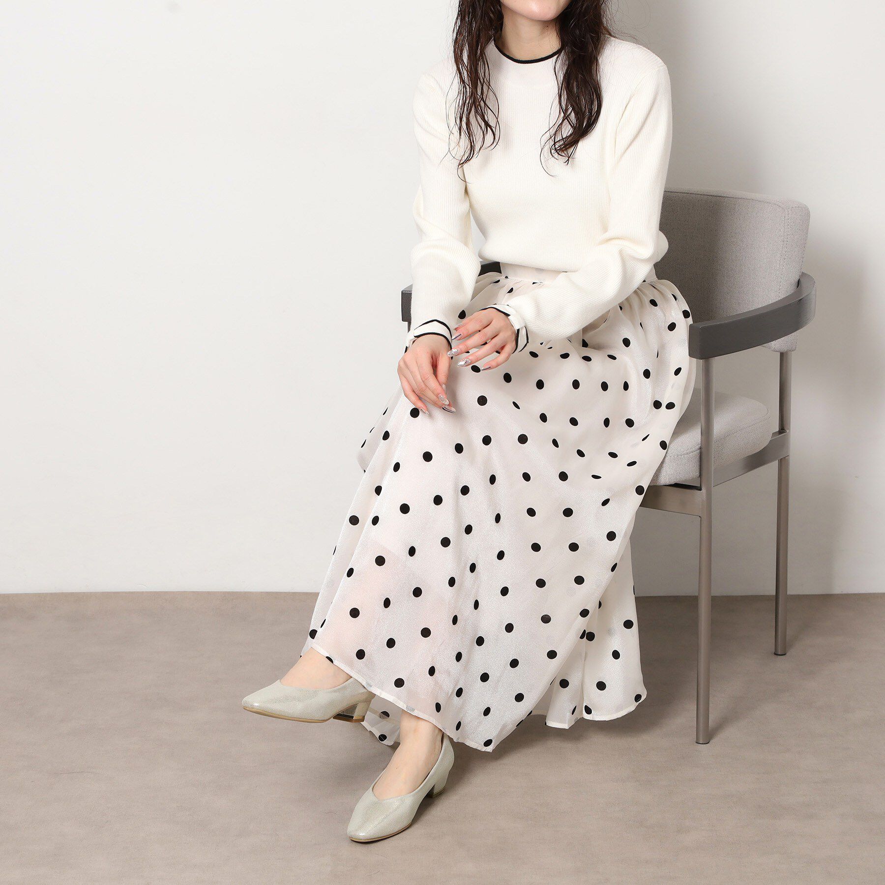 ESPERANZA「クッションスクエアヒール」|パンプス|