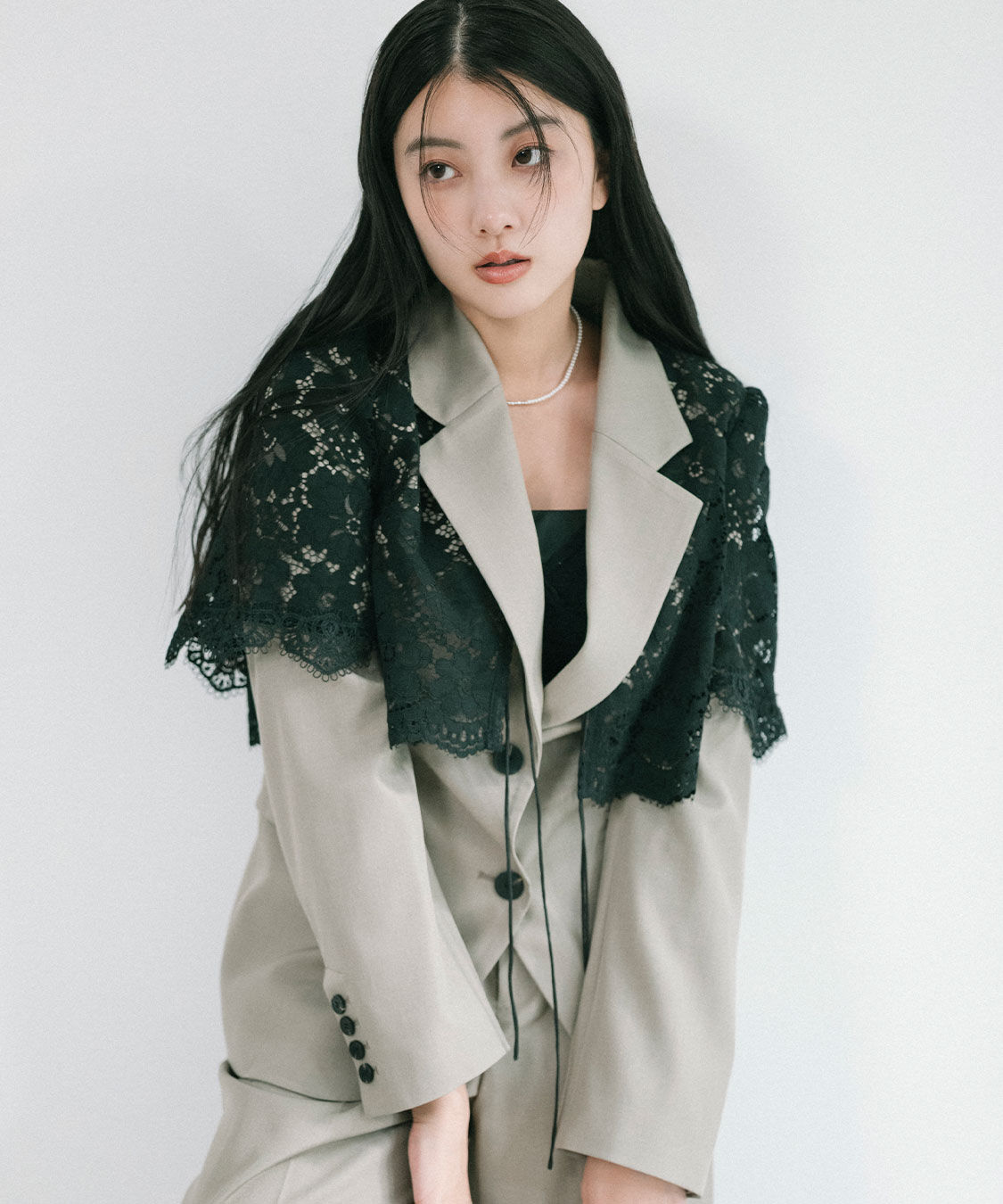 COCO DEAL「レースボレロ風ブラウス」|シャツ・ブラウス|