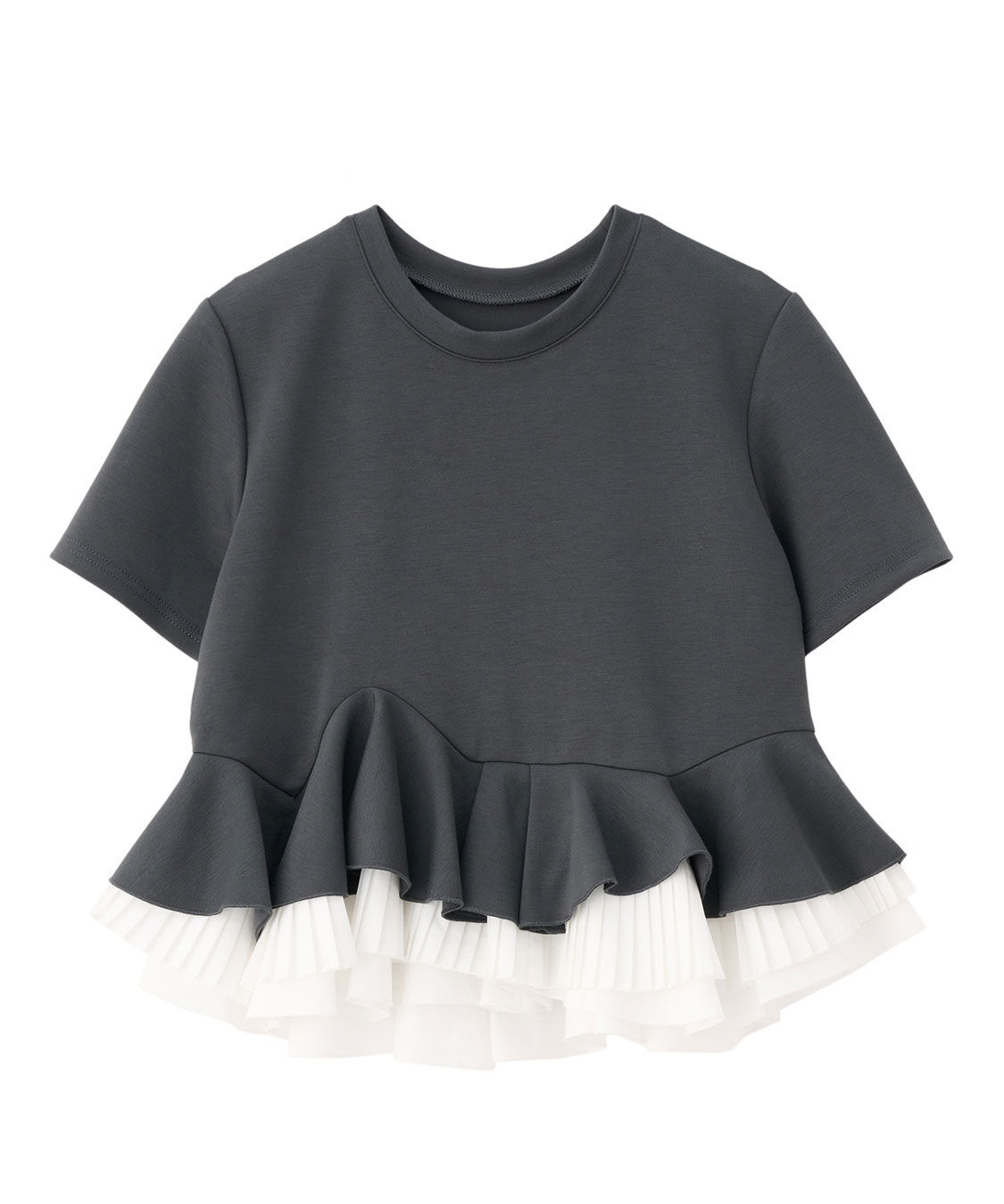 COCO DEAL「ランダムフリルペプラムトップス」|Tシャツ・カットソー|