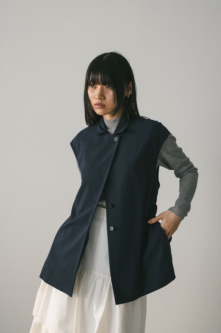 STYLEMIXER「ルーズテーラードベスト」|ダウンベスト・ベスト|