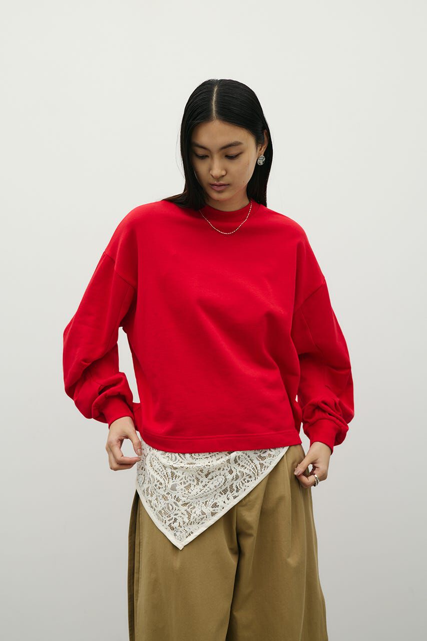 STYLEMIXER「タックスリーブスウェットトップ」|パーカー|