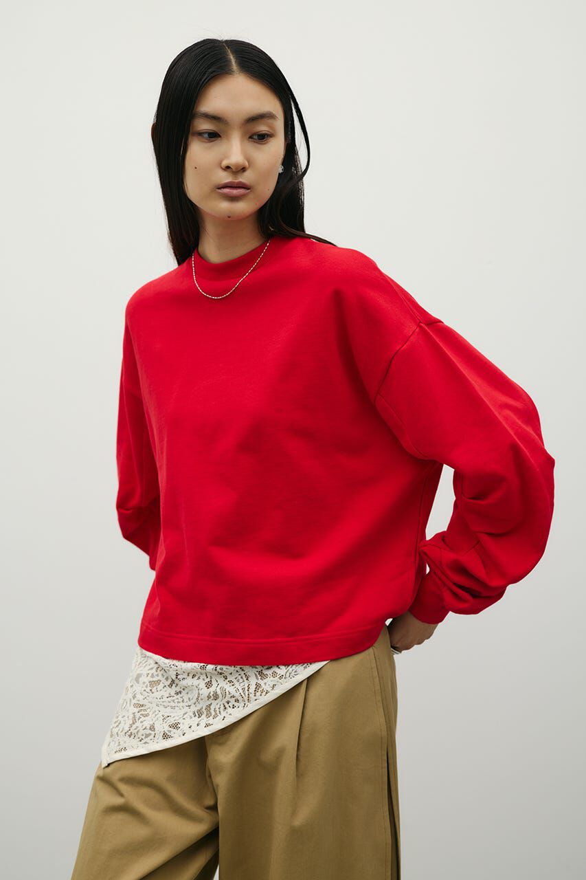 STYLEMIXER「タックスリーブスウェットトップ」|パーカー|