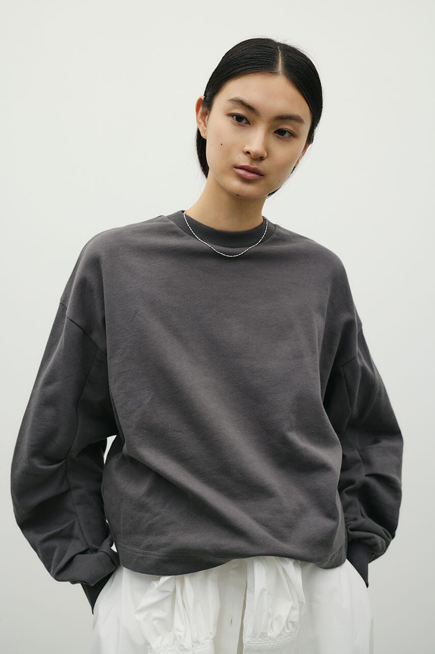 STYLEMIXER「タックスリーブスウェットトップ」|パーカー|