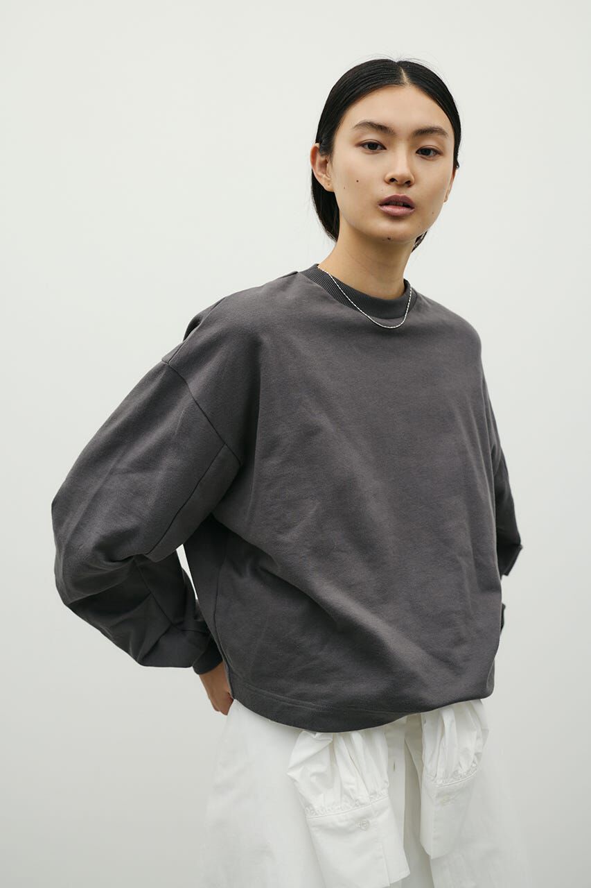 STYLEMIXER「タックスリーブスウェットトップ」|パーカー|