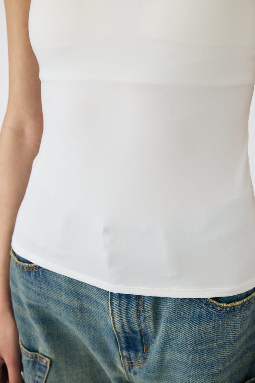 MOUSSY「BACK SHEER カップインキャミ」|キャミソール|