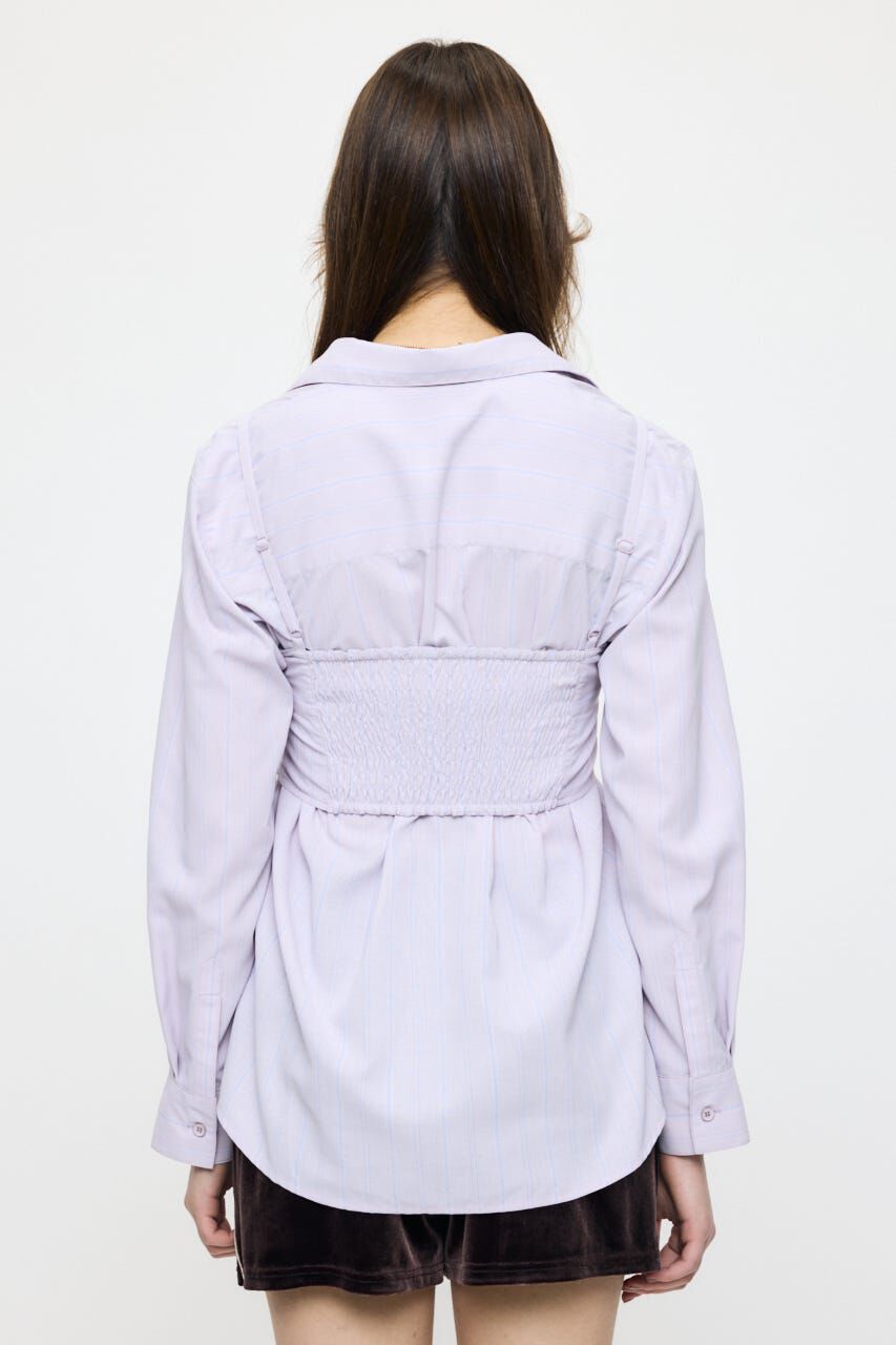 MOUSSY「SHIRT & ビスチェ セット」|シャツ・ブラウス|