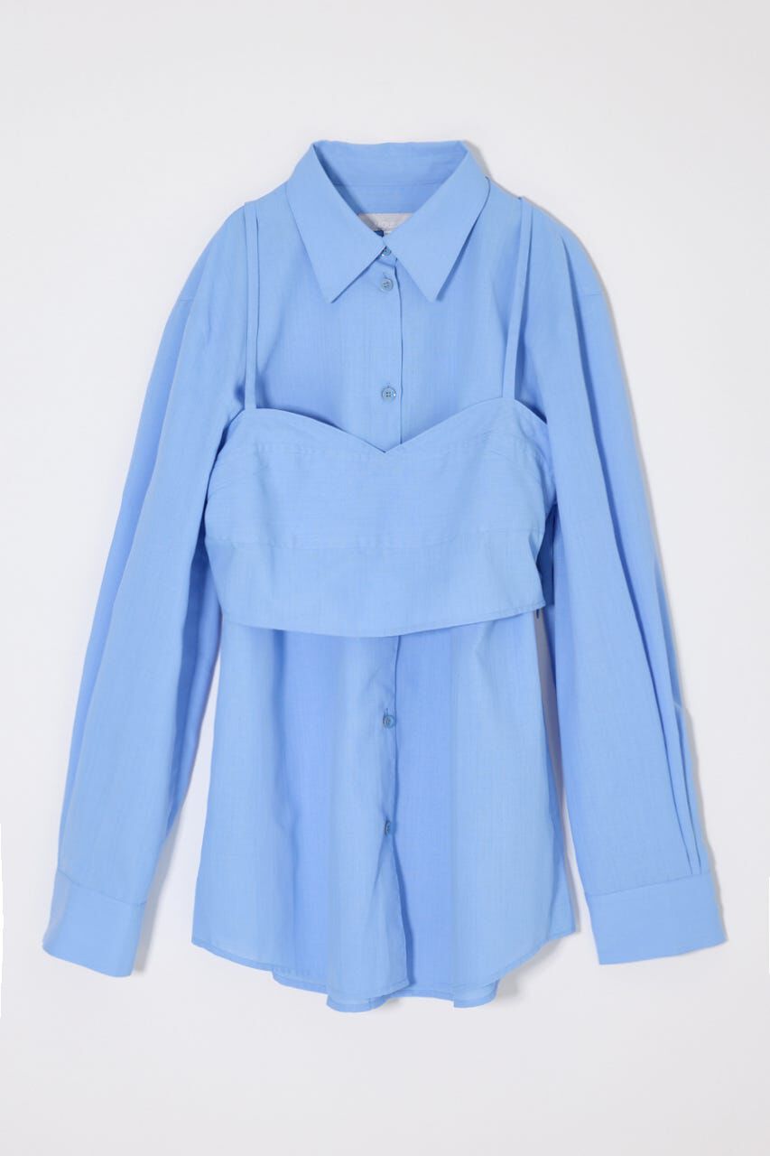 MOUSSY「SHIRT & ビスチェ セット」|シャツ・ブラウス|
