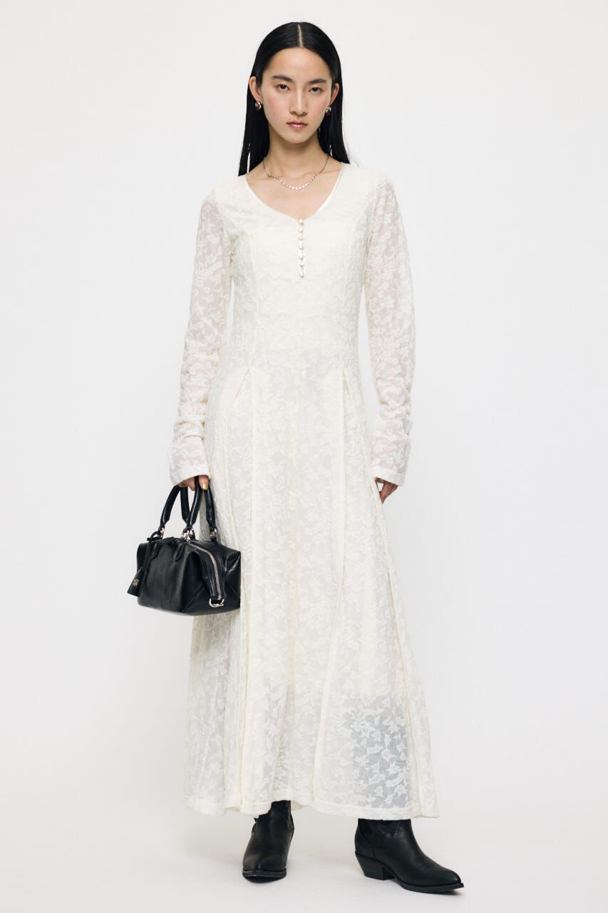 MOUSSY「SCOOP NECK MAXI ドレス」|ワンピース|