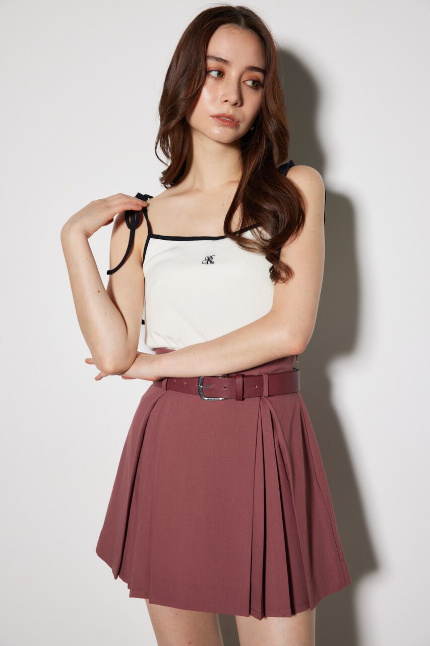 rienda「カップ付きリボンキャミトップス」|キャミソール|