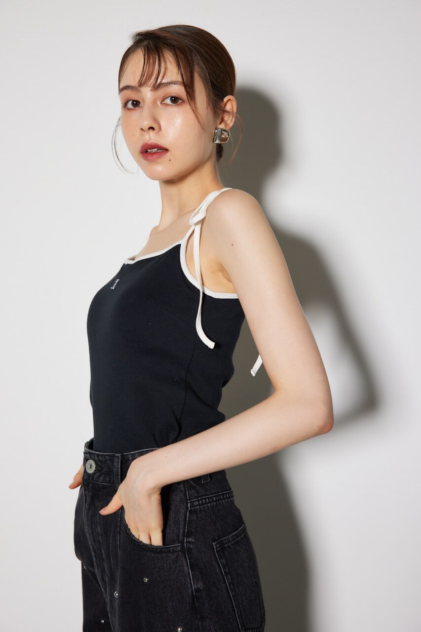 rienda「カップ付きリボンキャミトップス」|キャミソール|