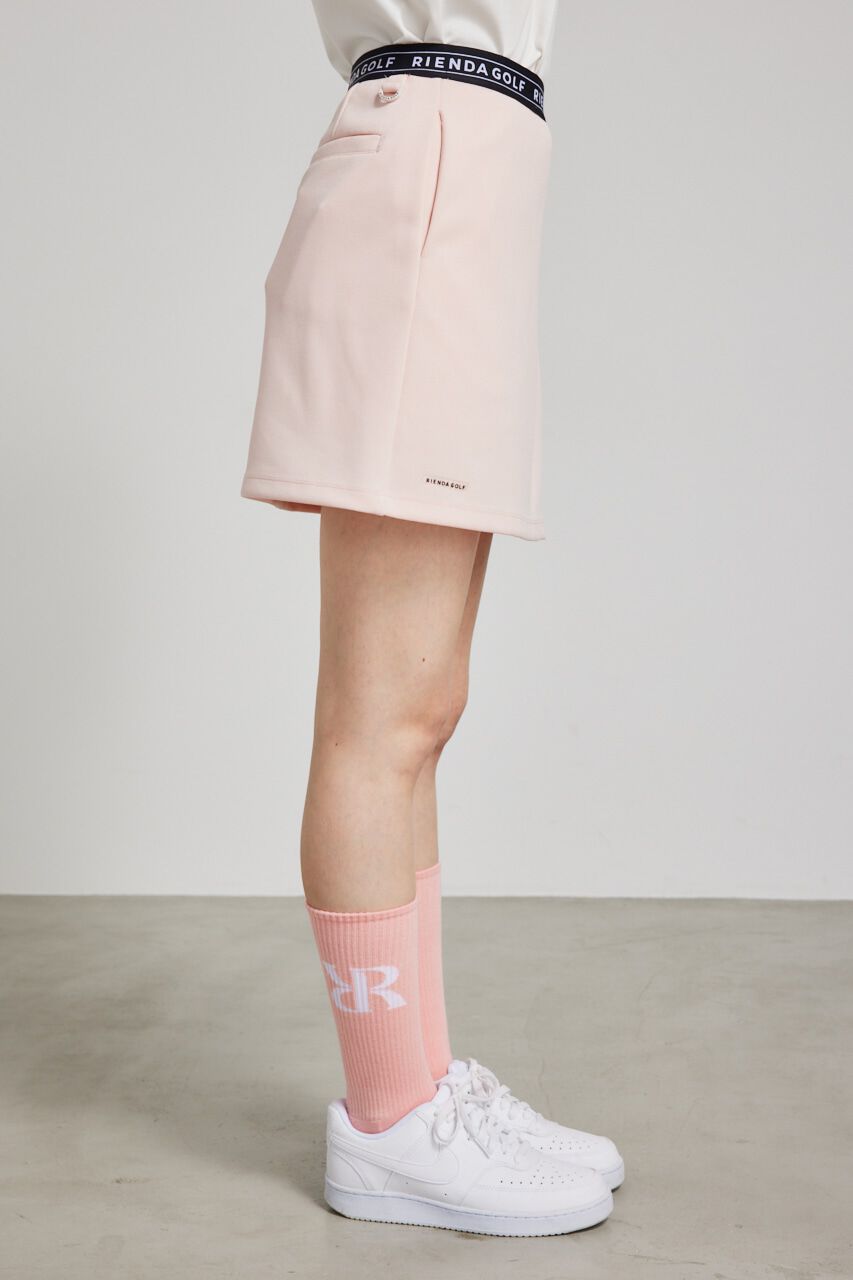 rienda「サイドプリーツウエストロゴSK」|スカート|