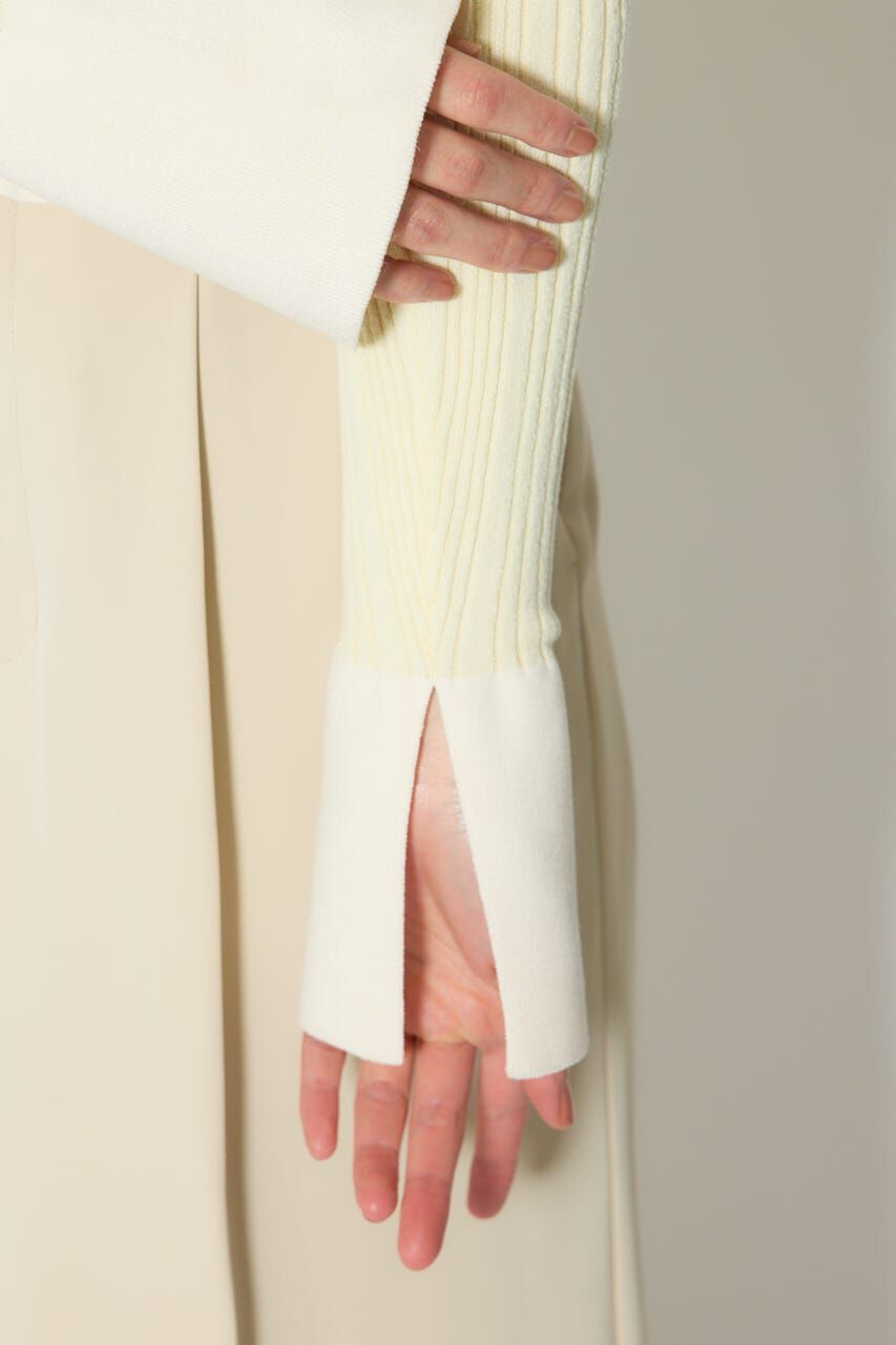 rienda「ペプラムキャミセットニットカーディガン」|カーディガン|