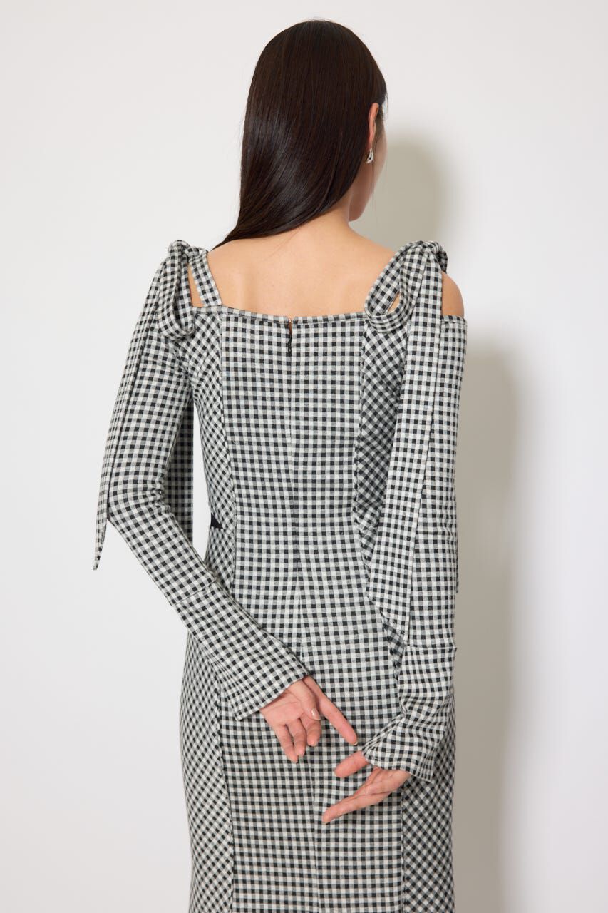 rienda「ギンガムチェックカットワンピース」|ワンピース|