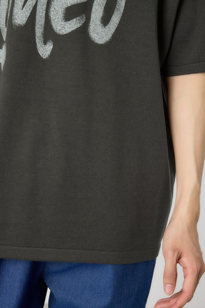 RODEO CROWNS「メンズスプレーロゴニットトップス」|ニット・セーター|