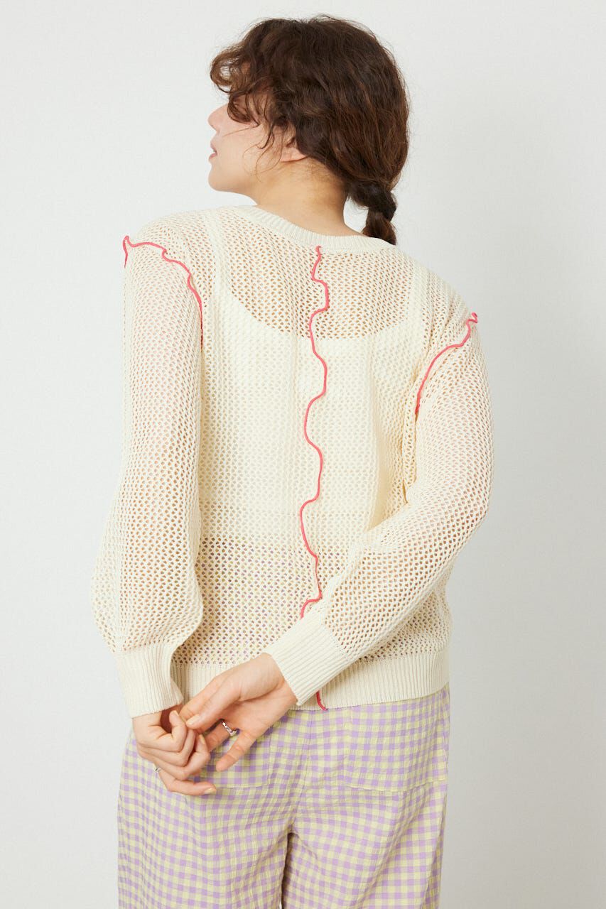 RODEO CROWNS「前後2WAYメローニットトップス」|ニット・セーター|