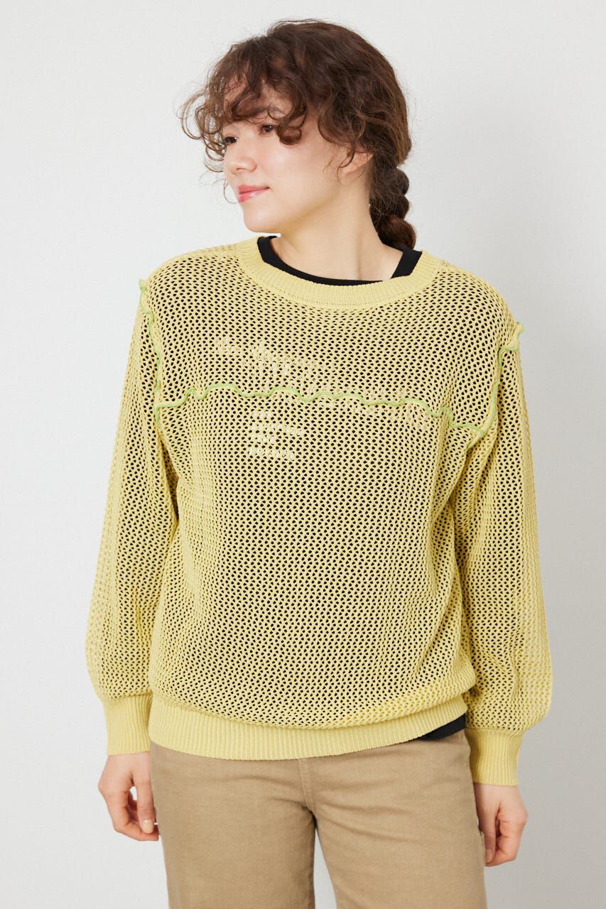 RODEO CROWNS「前後2WAYメローニットトップス」|ニット・セーター|