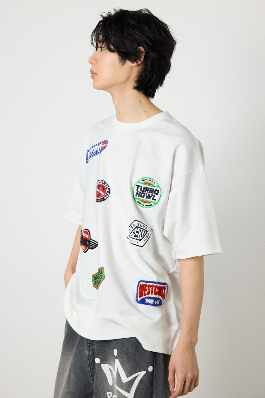 RODEO CROWNS「カスタムワッペン半袖スウェット」|Tシャツ・カットソー|