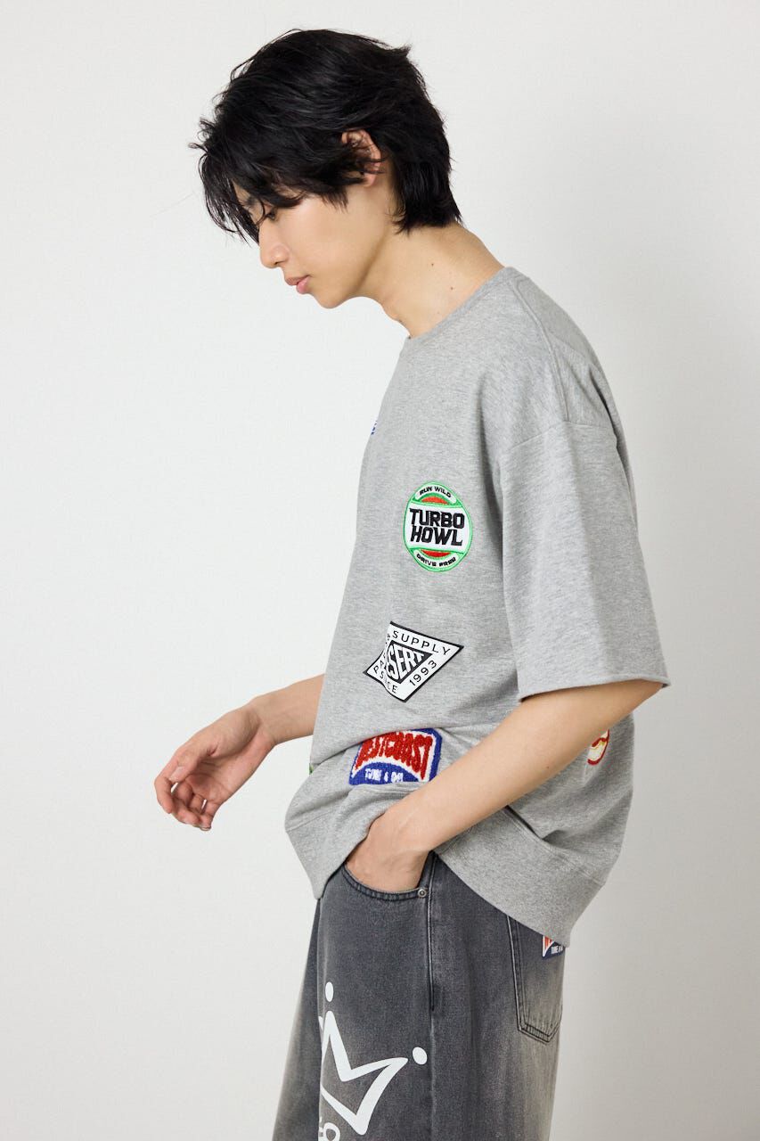 RODEO CROWNS「カスタムワッペン半袖スウェット」|Tシャツ・カットソー|