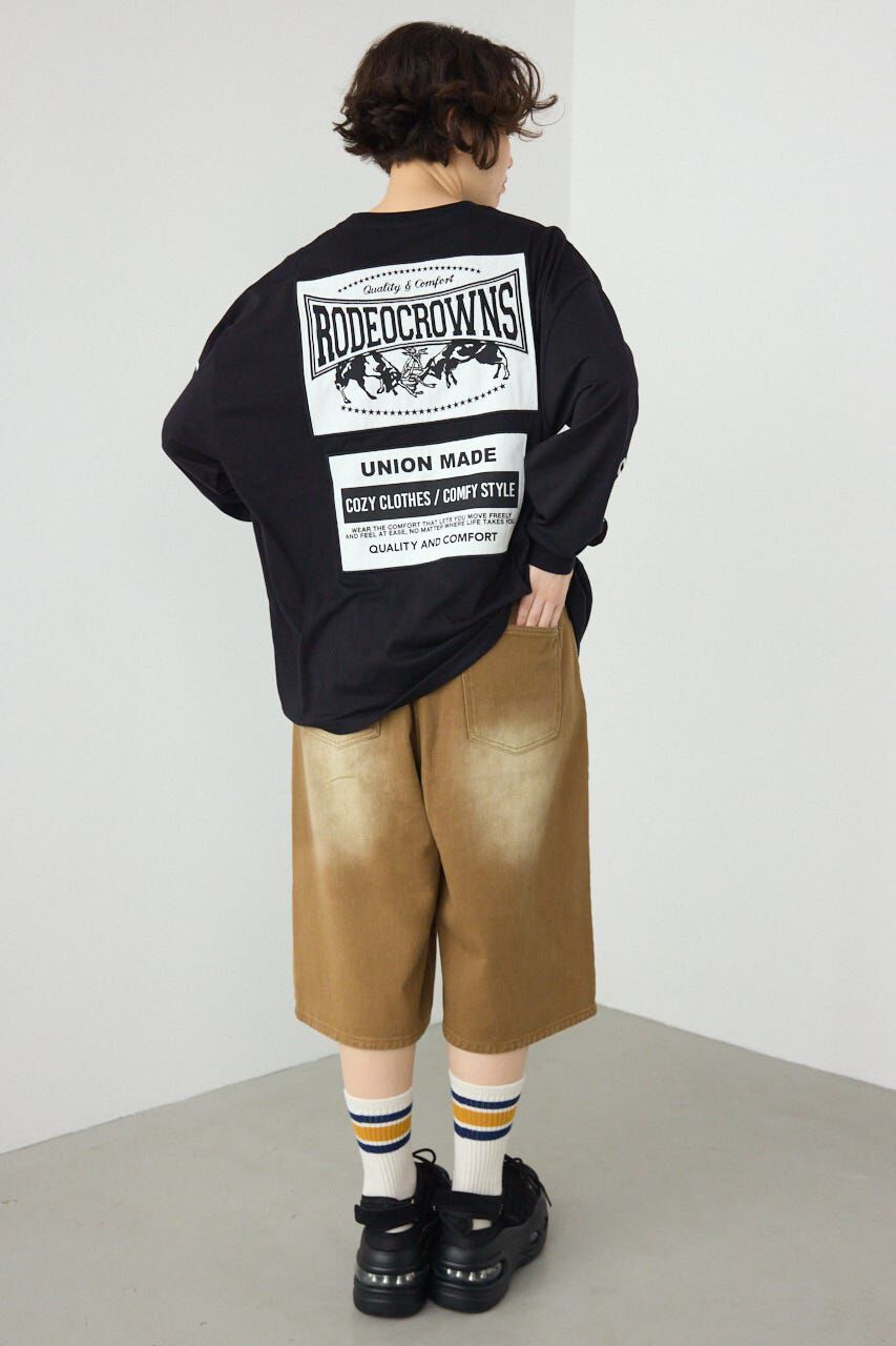 RODEO CROWNS「パッチデザインロングスリーブ Tシャツ」|Tシャツ・カットソー|
