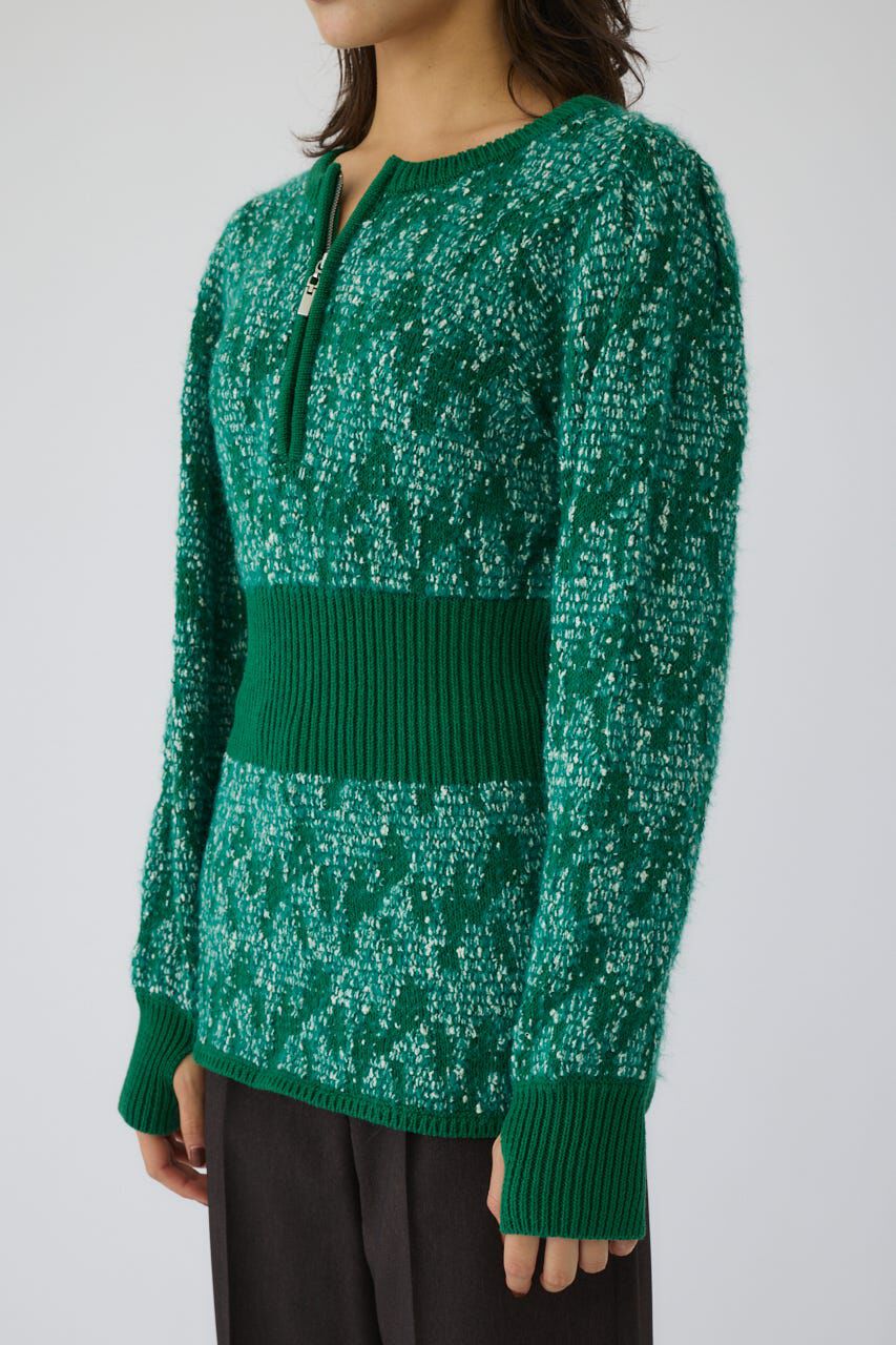 RIM.ARK 「Waist switching knit tops」|ニット・セーター|GRN