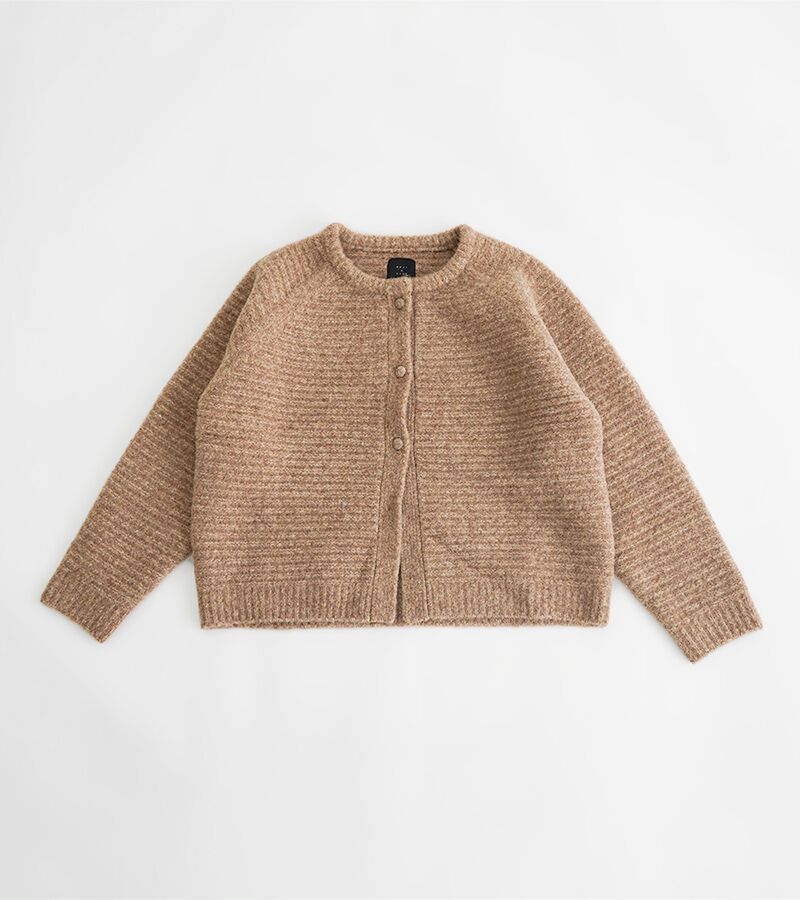 オオカミとフクロウ「オオカミとまるい羊のチャーミー」|カーディガン|