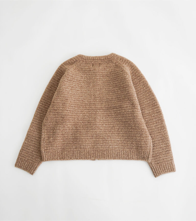 オオカミとフクロウ「オオカミとまるい羊のチャーミー」|カーディガン|