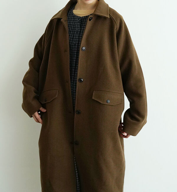 休日と詩「waiting for the sun&ldquo;long&rdquo;」|ステンカラーコート|