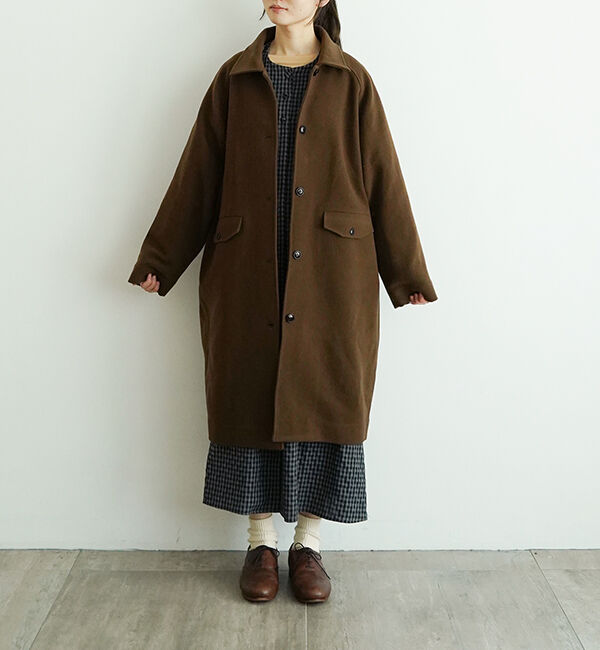 休日と詩「waiting for the sun&ldquo;long&rdquo;」|ステンカラーコート|