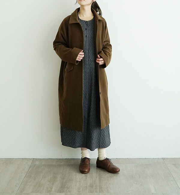 休日と詩「waiting for the sun&ldquo;long&rdquo;」|ステンカラーコート|