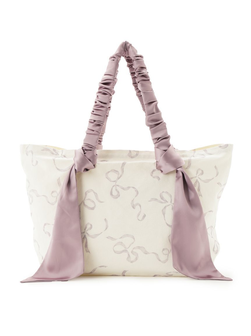 SNIDEL HOME「オーガニックキャンバストート-BIG-（RIBBON）」|トートバッグ|