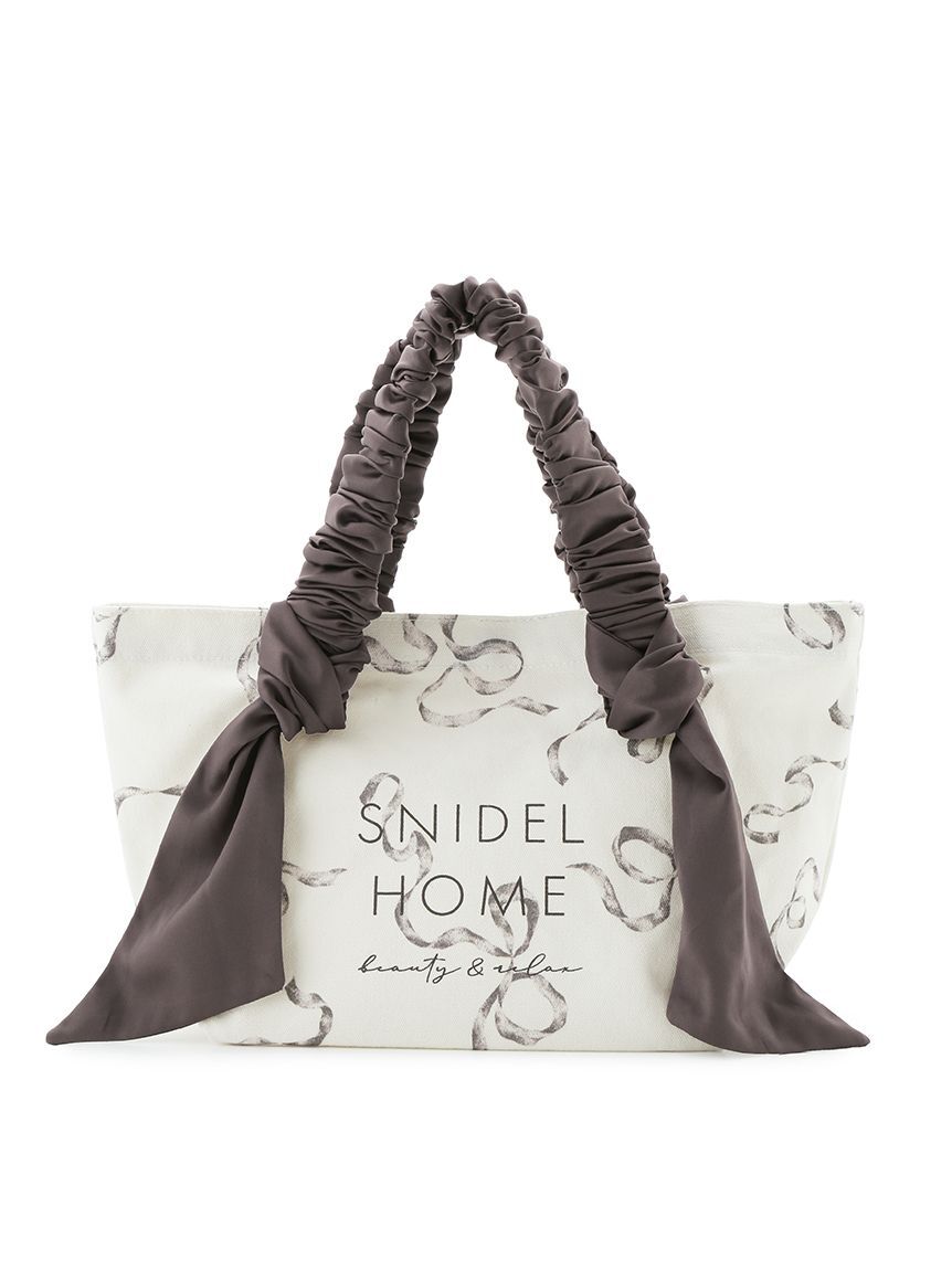 SNIDEL HOME「オーガニックキャンバストート-SMALL-（RIBBON）」|トートバッグ|