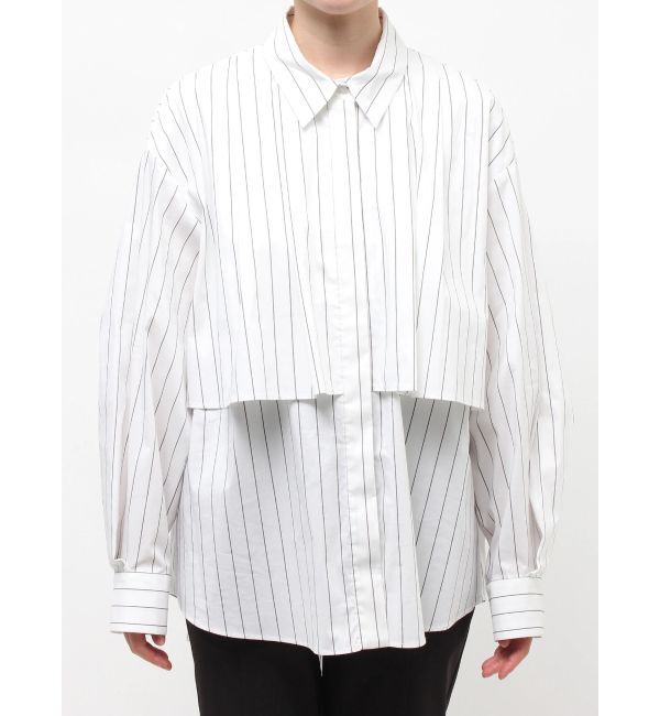 ELENDEEK「STRIPE LAYERED SHIRT」|シャツ・ブラウス|