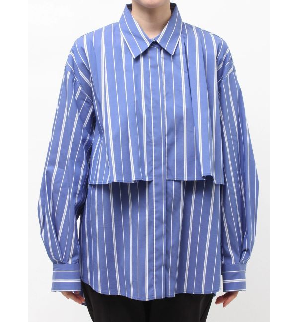 ELENDEEK「STRIPE LAYERED SHIRT」|シャツ・ブラウス|