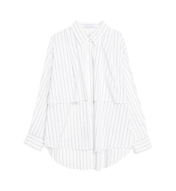 ELENDEEK「STRIPE LAYERED SHIRT」|シャツ・ブラウス|