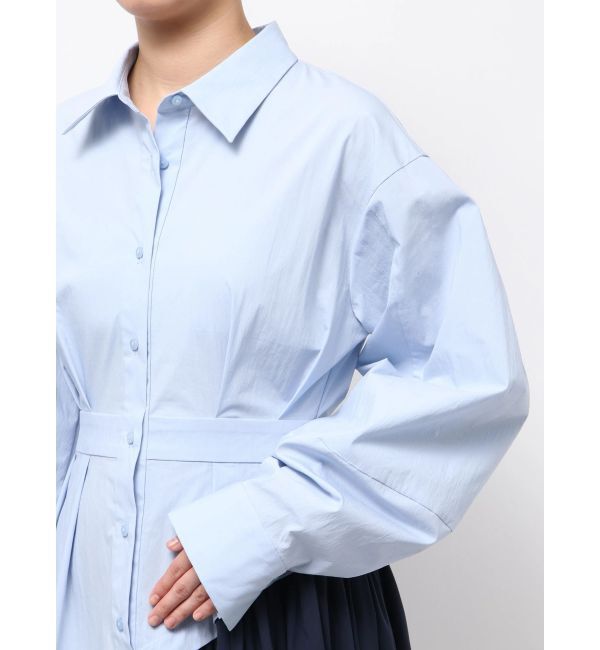 ELENDEEK「WAVE LINE TUCK OP」|ワンピース|