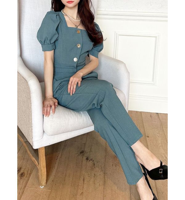 RESEXXY「センタープレステーパードパンツ【セットアップ着用可能】」|その他|ブルー