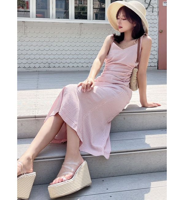 RESEXXY「ショルダーリボンマーメイドキャミワンピース」|ワンピース|