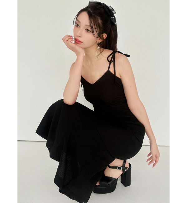 RESEXXY「ショルダーリボンマーメイドキャミワンピース」|ワンピース|