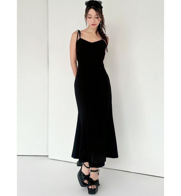 RESEXXY「ショルダーリボンマーメイドキャミワンピース」|ワンピース|